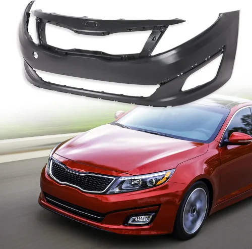 Vista 9 de CHEDA Cubierta de parachoques delantero imprimada compatible con Kia Optima EX LX SXL SX Limited 2014-2015, 865112T500, KI1000169
