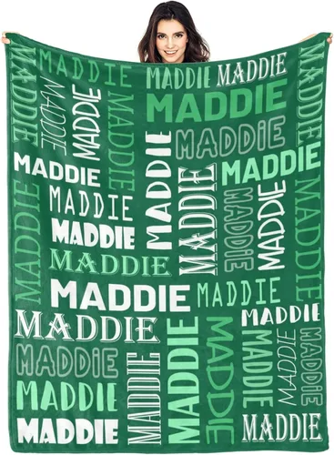 Vista 38 de Dr.TOUGH Mantas personalizadas para niños, mantas y mantas personalizadas con nombre para niños y adultos (color 01, 30 x 40 pulgadas)