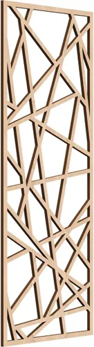 Vista 154 de Conway Paneles de pared decorativos de madera con calado, 9 3/8 pulgadas de ancho x 24 3/8 pulgadas de alto x 1/4 de alto, aliso