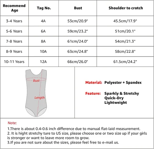 Vista 6 de XFGIRLS Leotardos de gimnasia para niñas con purpurina y pantalones cortos a juego