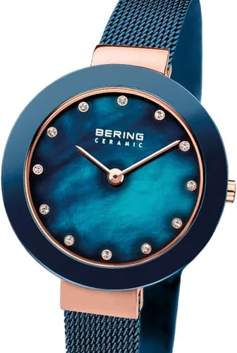 Vista 3 de BERING Women Analog Quartz Ceramic Collection Watch with Stainless Steel Strap & Sapphire Crystal 11429-XXX_1