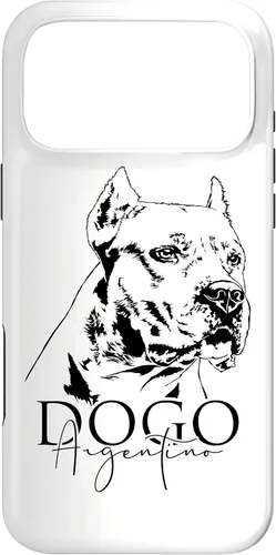 Vista 22 de Dogo Argentino Dog Portrait Dog Portrait Dogs Case for iPhone 17
