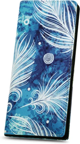 Vista 179 de HUA ANGEL Billetera ultra delgada para mujer, con bloqueo RFID, tarjetero de crédito, plegable, largo, hebilla magnética, billete para mujer, Owl