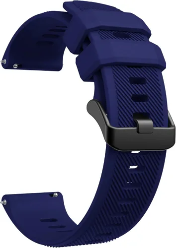 Vista 3 de Senter Correa para Garmin Forerunner 745, correa de repuesto deportiva de silicona suave de 0.866 in compatible con Garmin Forerunner 745 Smart