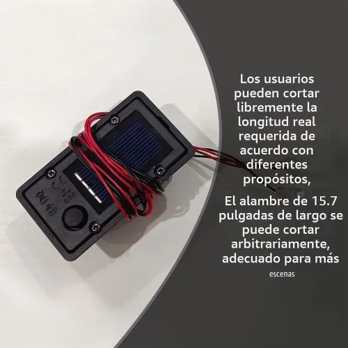Vista 5 de Caja de batería, luz de linterna solar, piezas de repuesto para faroles colgantes al aire libre, contenedor, lámpara solar para el hogar, lámpara