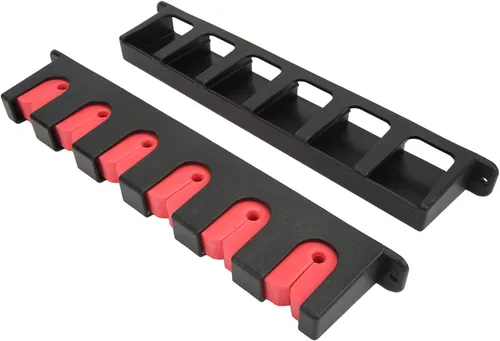 Vista 8 de Soporte horizontal para caña de pescar, montaje en la pared, material de PVC ABS, soporte de pared para el hogar