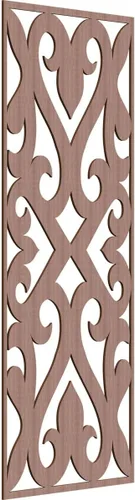 Vista 22 de Keene Paneles de pared decorativos de madera con calado, 9 3/8 pulgadas de ancho x 24 3/8 pulgadas de alto x 1/4 de alto, abedul Birch