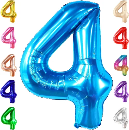 Vista 165 de KatchOn Globo negro del número 1 de 40 pulgadas, globo de feliz cumpleaños
