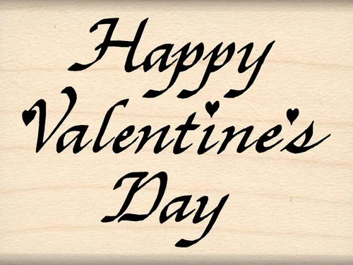 Vista 6 de Stamps by Impression Valentine's Day Rubber Stamp - ST 1321-3" x 4.25