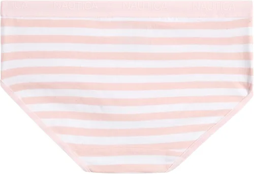 Vista 5 de Nautica Girls' Brief Underwear - 10 Pack Casual Stretch Logo Waistband Mid-Waist Briefs - Girls Cotton Underwear (4-12)