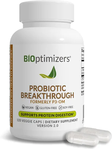 Vista 10 de BIOptimizers Probiotic Breakthrough – Lactobacillus Plantarum OM Probióticos y Prebióticos Suplemento de Salud para el Intestino, Digestivo