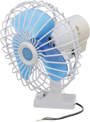 Vista 2 de Seachoice Ventilador oscilante de 12 V CC, 6 pulgadas, movimiento oscilante de 90 grados