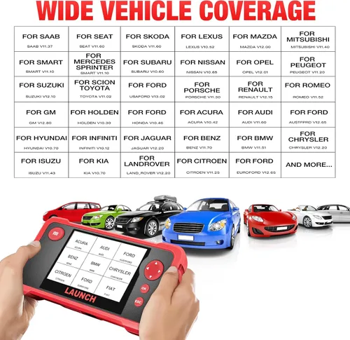 Vista 8 de LAUNCH CRP123 V2.0 Elite Escáner OBD2, herramienta de diagnóstico para auto 2025 Nuevo motor/ABS/SRS/transmisión con restablecimiento