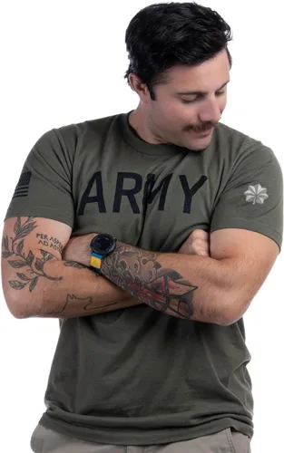 Vista 62 de Army PT Style Shirt - U.S. Military Physical Training Infantry Veteran Workout T-Shirt