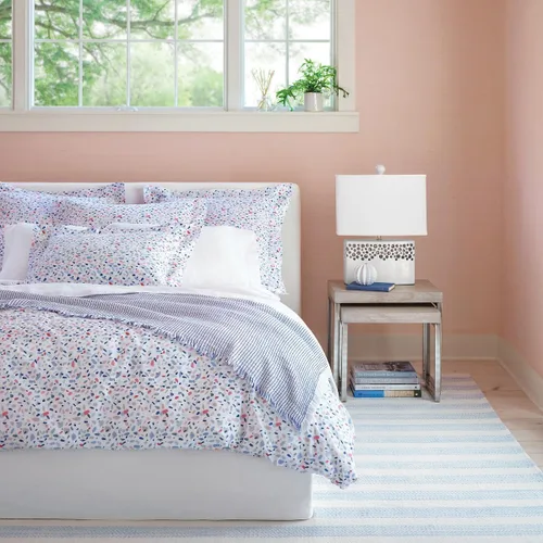 Vista 3 de Pine Cone Hill Lush Linen - Fundas de almohada blancas, tamaño King, patrón sólido blanco