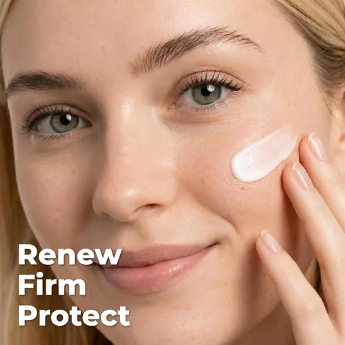 Vista 3 de LIVAURA Retinol Crema de Día y Noche para Mujer – Set Antienvejecimiento Antiarrugas Vitamin-enriched day and night cream duo that hydrates and