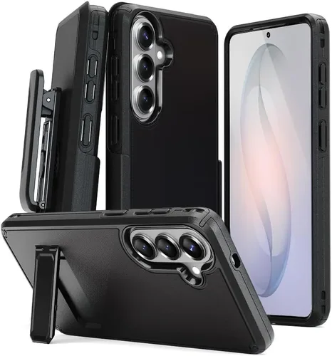 Vista 17 de MOTIVE - Funda para Samsung Galaxy S25 Plus con clip para cinturón y soporte, 6.7 pulgadas Case & Holster, MagSafe compatible, built-in Kickstand