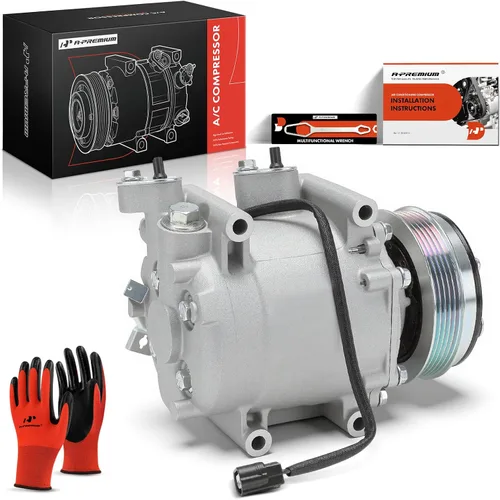 Vista 10 de A-Premium Compresor de aire acondicionado con embrague compatible con Honda Fit 1.5L 2009-2013
