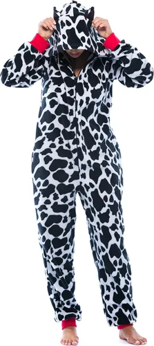 Vista 6 de Just Love - Pijama de una pieza para adultos con estampados de animales Tartán Búfalo