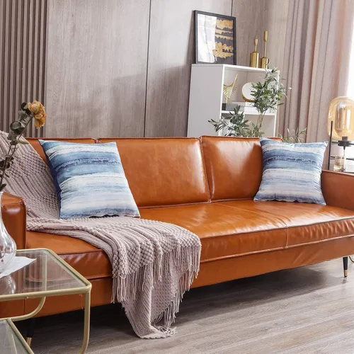 Vista 6 de Valea Home Fundas de almohada de terciopelo para sofá, fundas de cojín decorativas suaves y modernas, abstractas, acuarela, fundas de almohada