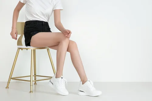 Vista 8 de Vepose Tenis de cuña con soporte de arco para mujer, cómodos zapatos para caminar