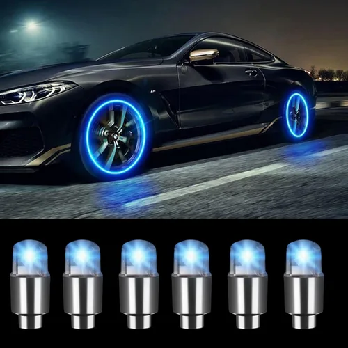 Vista 17 de 20 PIEZAS Tapas Fluorescentes para Vástago de Válvula de Neumático - Cubiertas Luminosas para Neumáticos de Vehículos Universales - Accesorios