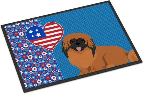 Vista 188 de Caroline's Treasures WDK5119JMAT Airedale Terrier USA - Tapete para interiores o exteriores, 24 x 36 pulgadas, tapete para puerta delantera