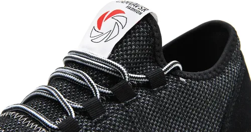 Vista 7 de Zapatillas de deporte para hombre, zapatillas de tenis casuales A-Negro