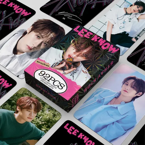 Vista 4 de KPOPBP Stray Kids Tarjetas Fotográficas 60 PCS SKZ Rock Star Álbum Tarjetas de Fotos con 32 PCS Pegatinas Regalo KPOP Tarjetas Lomo Mercancía