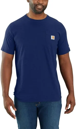 Vista 11 de Carhartt Para Hombre 104616 Force® Ajuste Relajado Peso Medio Manga Corta con Bolsillo Aventurine