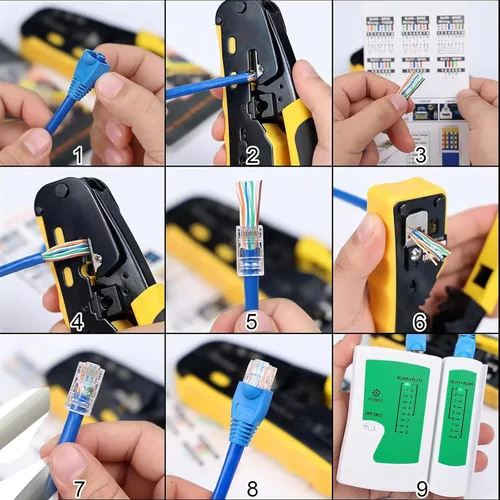 Vista 6 de Botas de plástico blando con conector de cable RJ45, botas de alivio de tensión de cubierta, CAT5 CAT5E CAT6 CAT6 CAT6E Botas Ethernet moradas