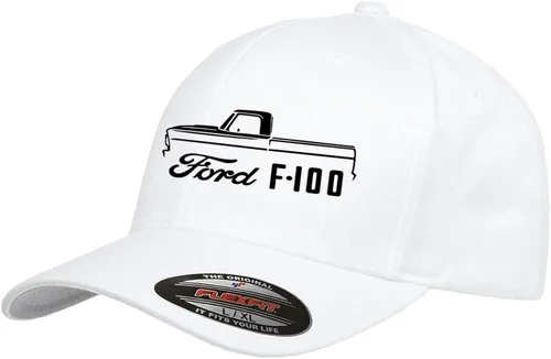 Vista 13 de 1967-1972 Ford F100 F-100 Pickup Truck Diseño Clásico de Contorno Flexfit sombrero Gorra