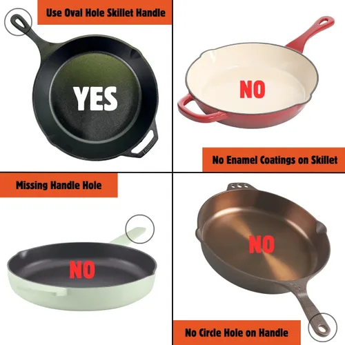 Vista 5 de Asador de varillas penetradoras de pollo - para carne jugosa y piel crujiente - para parrilla, horno y ahumador - Estilo asador sin hilar - Cocinar