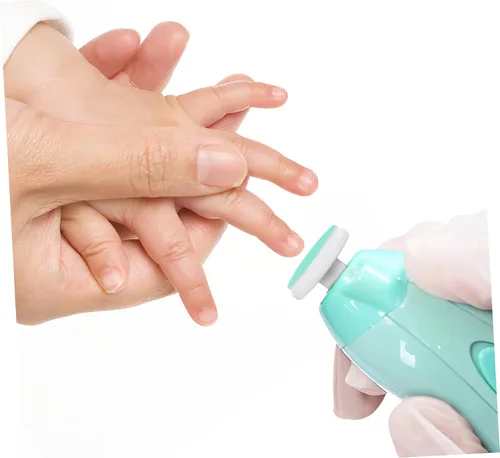 Vista 6 de DOITOOL Almohadillas de repuesto para lima de uñas de bebé, 24 cabezales de Verde
