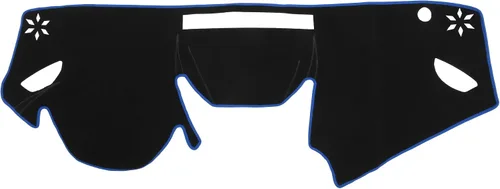 Vista 8 de Alfombrilla protectora para salpicadero de automóvil compatible con Subaru Impreza 2017-2020, protector de poliéster negro para consola central