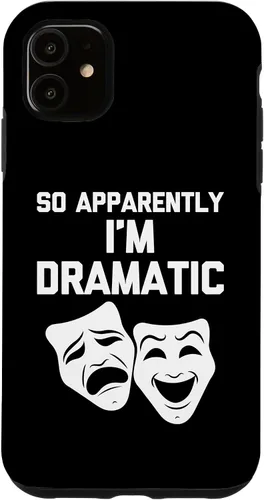 Vista 5 de iPhone 15 So Apparently I'm Dramatic Funny Drama Actor Musical Theatre Case