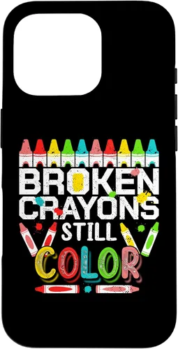 Vista 20 de Broken Crayons Still Color Mental Health Awareness Men Women Case for iPhone 17