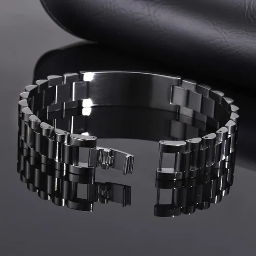 Vista 7 de Gamtic Pulsera personalizada de alerta médica personalizable, pulsera de identificación de emergencia, estilo pulsera, pulseras de alerta grabadas