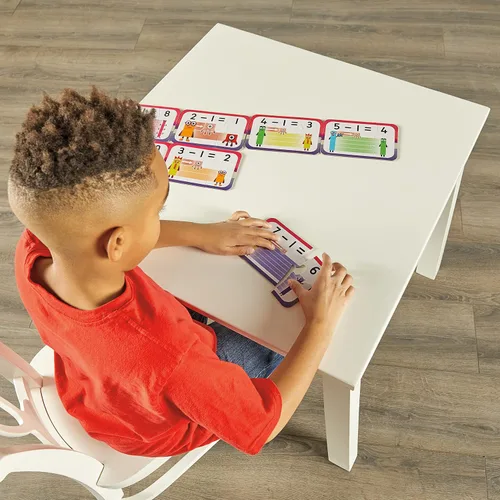 Vista 8 de hand2mind Numberblocks - Juego de rompecabezas para sumar y restar, juegos de suma y resta, rompecabezas de números, juegos de matemáticas