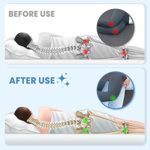 Vista 12 de puredown® Almohada de rodilla para dormir de lado, almohada de elevación de piernas para dormir de lado, almohada entre las piernas para alinear