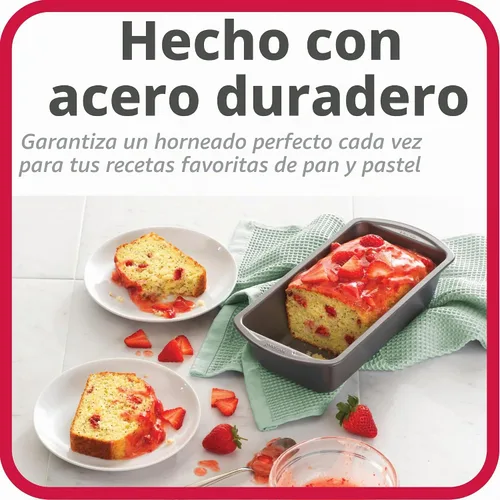 Vista 2 de Good Cook Utensilios Antiadherentes para Hornear, Gris