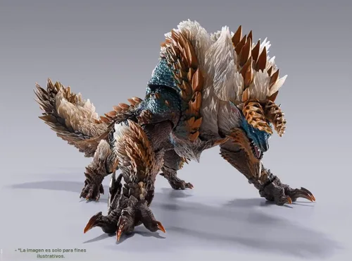 Vista 2 de TAMASHII NATIONS - Monster Hunter World Iceborne - Figura de acción Zinogre, Bandai Spirits S.H.MonsterArts