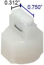 Vista 4 de ESI Aplicador de punta de fieltro 0.750" x 0.312" con botella para dispensar líquidos. Múltiples opciones de flujo. Aplica materiales como
