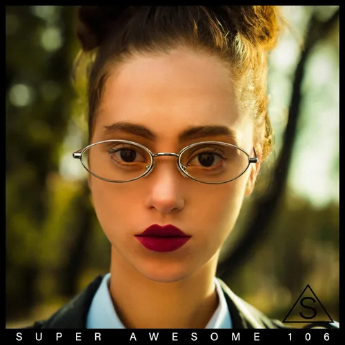 Vista 6 de SA106 Extra estrecho delgado borde de metal oval rectángulo retro vintage lente transparente moda gafas