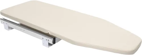 Vista 8 de Tabla de planchar retráctil, rotación de 180°, mesa de planchar extraíble fácil de instalar, estación de planchado plegable para lavandería
