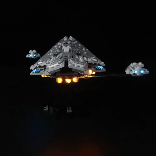 Vista 7 de Kyglaring Kit de iluminación LED (sin modelo) diseñado para Lego Executor Super Star Destroyer 75356 Kit de construcción modelo, sin juego de Lego