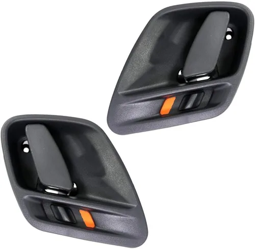 Vista 8 de KarParts360 Manija de puerta interior para Jeep Grand Cherokee 1999-2004 para el lado del conductor delantera o trasera, color negro con botón
