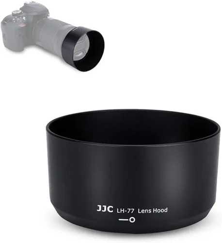 Vista 6 de JJC Parasol reversible para lente Nikon AF-S DX NIKKOR 2.165-11.811 in f/4.5-5.6G ED VR Zoom en NikonD3400 D3500 D5600 D7100 D7500 Reemplaza Nikon