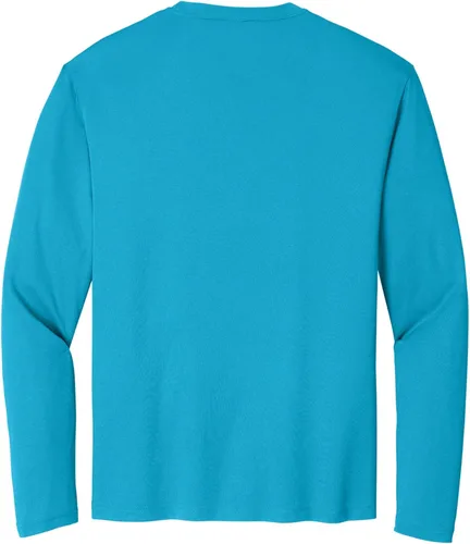 Vista 2 de SPORT-TEK Camiseta de manga larga PosiCharge Competitor Azul atómico