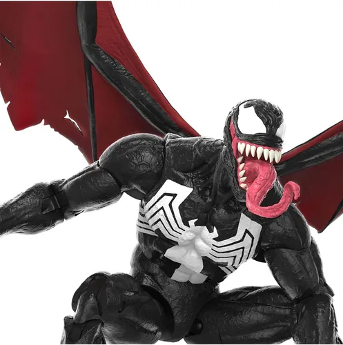 Vista 6 de Marvel Legends Series 60th Anniversary Knull and Venom - Juego de 2 figuras de acción King in Black de 6 pulgadas, 5 accesorios